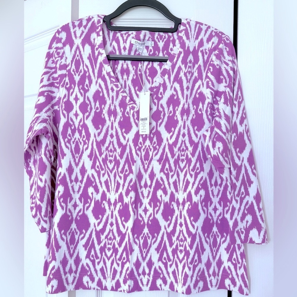 NWT Chico’s 100% Pima T-shirt NWT